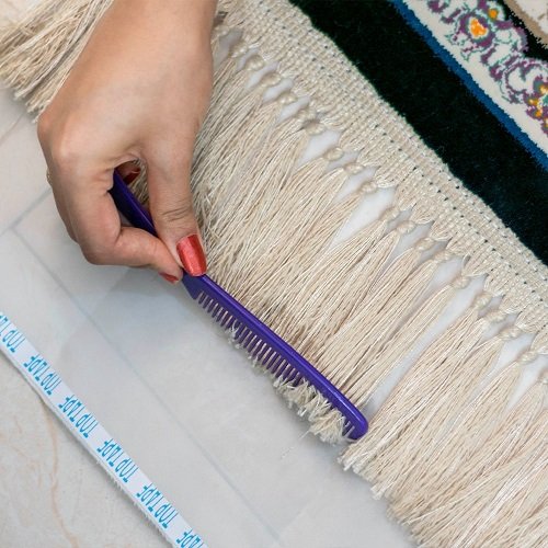 چسب زدن ریشه فرش