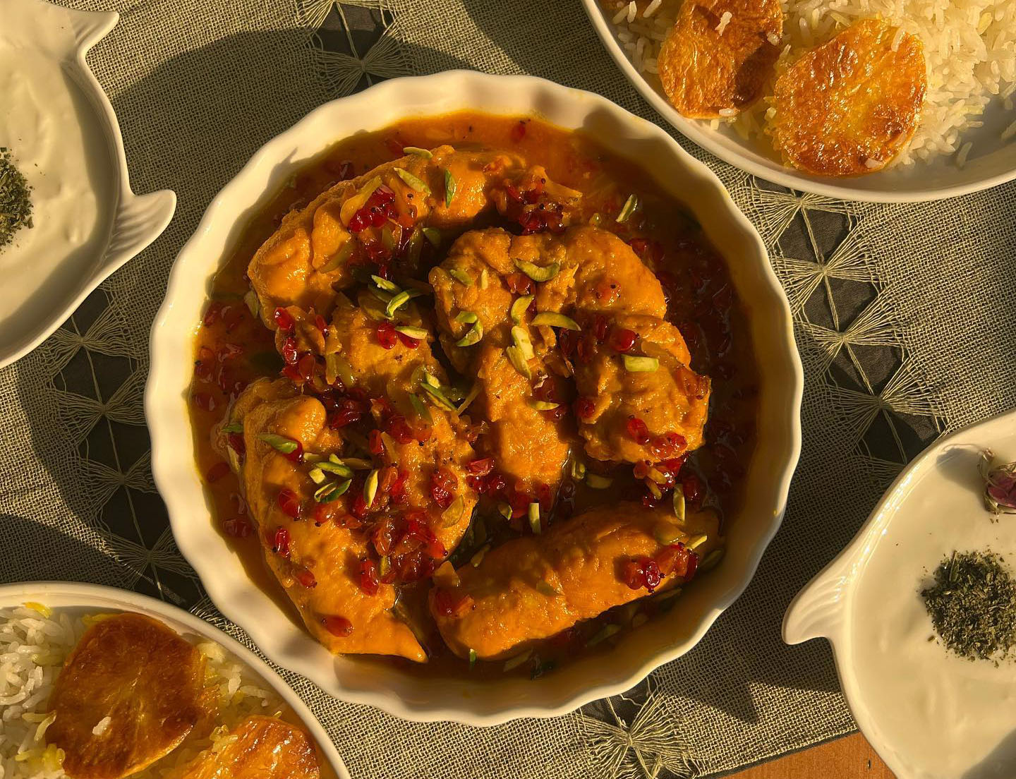 شام چی درست کنم مرغ پرتقالی