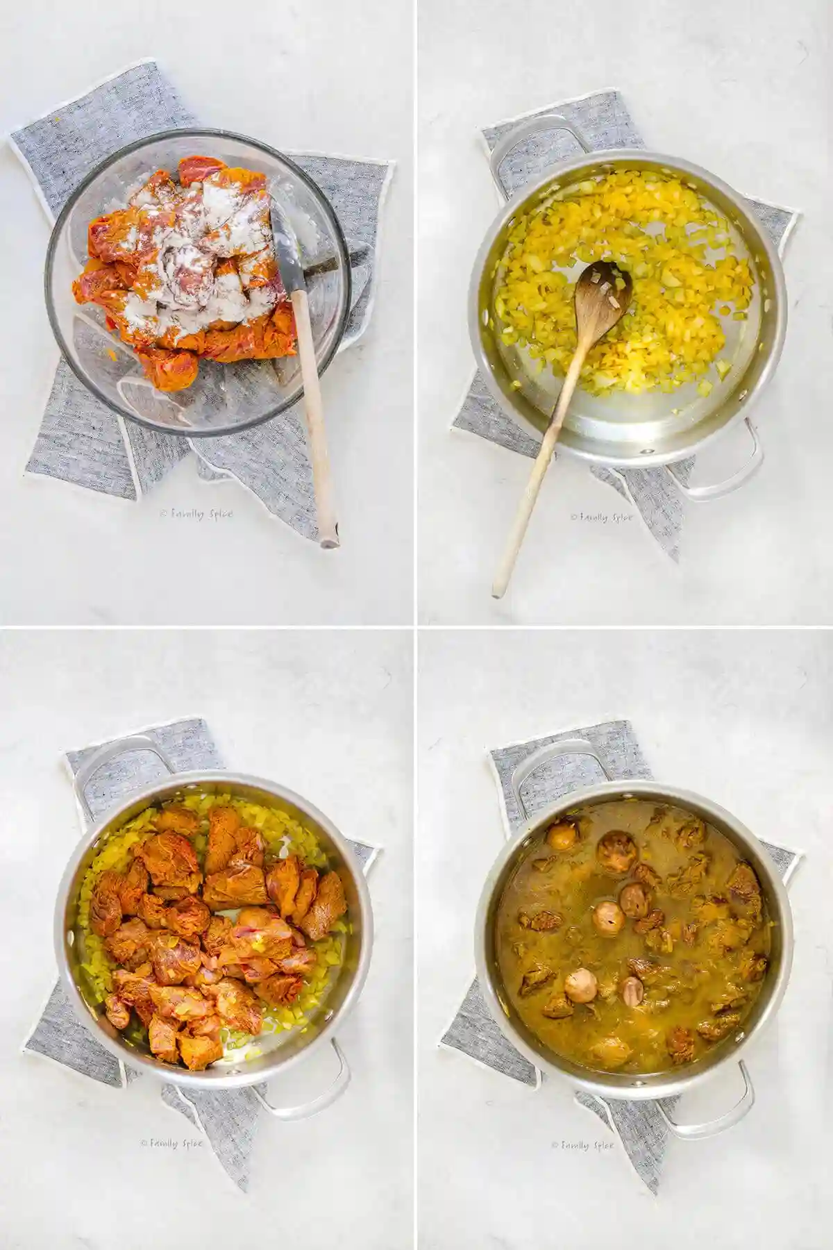 مراحل طرز تهیه قورمه سبزی رستورانی-01