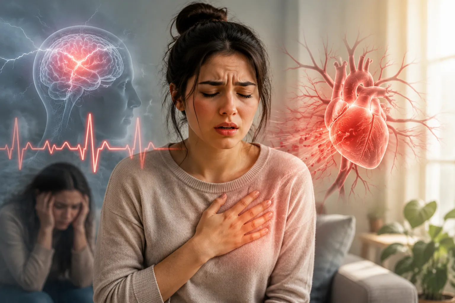 چگونگی رخ دادن تپش قلب ناشی از استرس