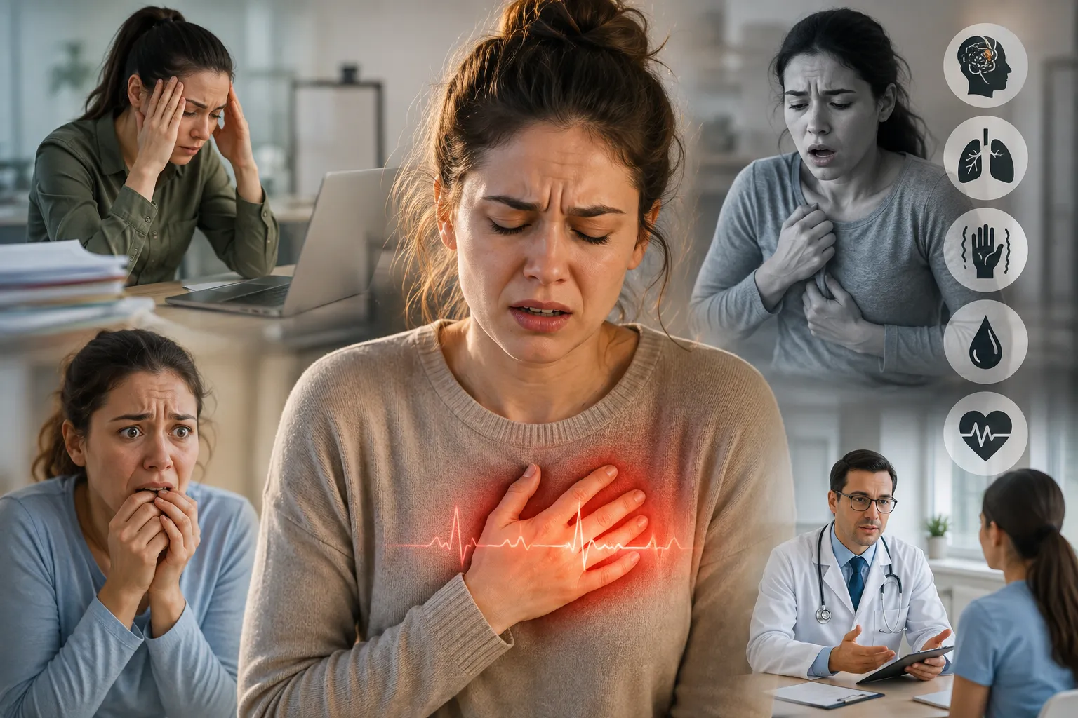 چگونه بفهمیم تپش قلبمان ناشی از استرس است