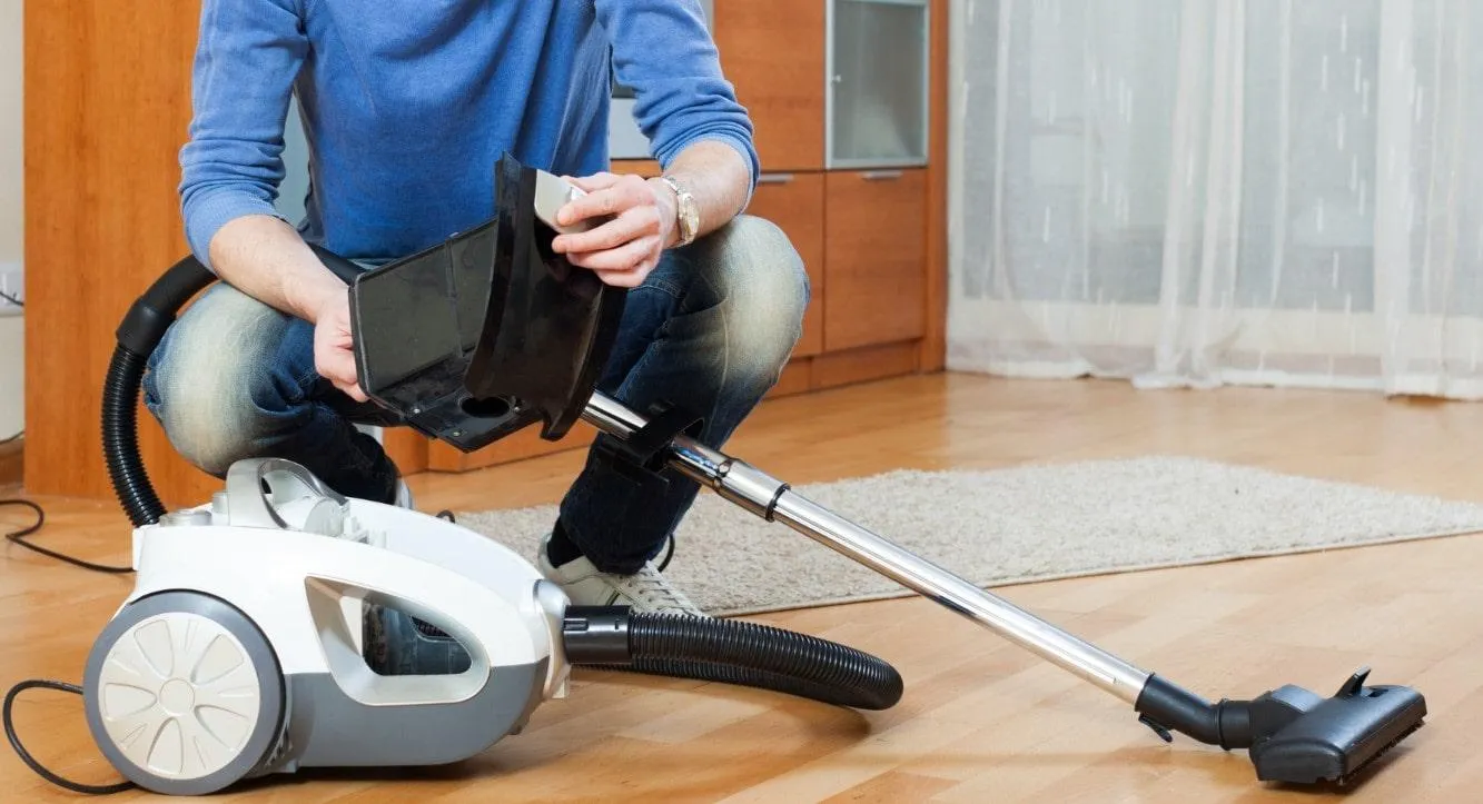 تمیز کردن جاروبرقی