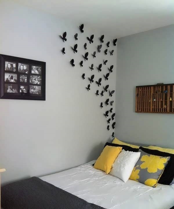 تزئین اتاق خواب با کاغذ رنگی