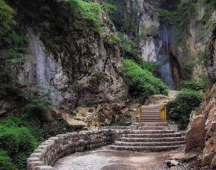 جاهای دیدنی گرگان - آبشار زیارت