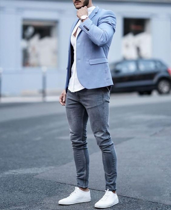 ست کردن کت تک مردانه