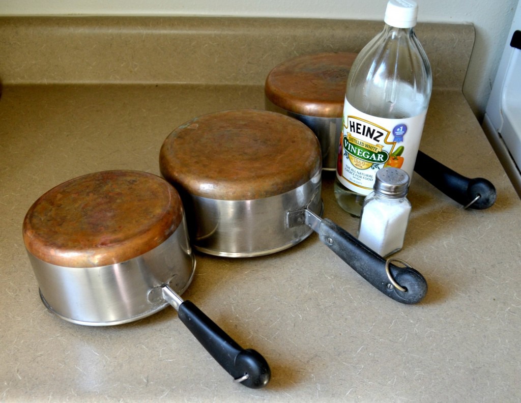 تمیز کردن ظروف مسی