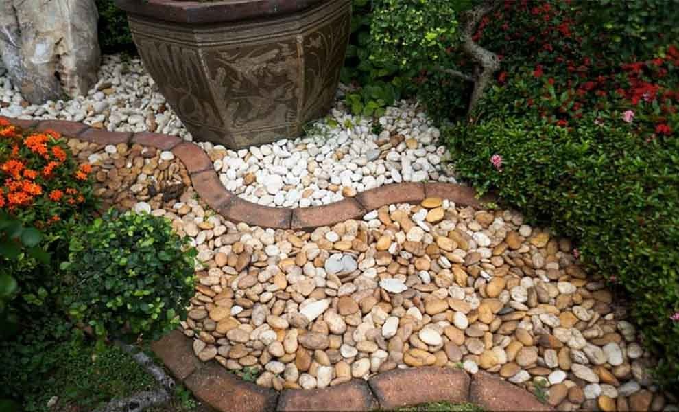 طراحی باغچه با سنگ