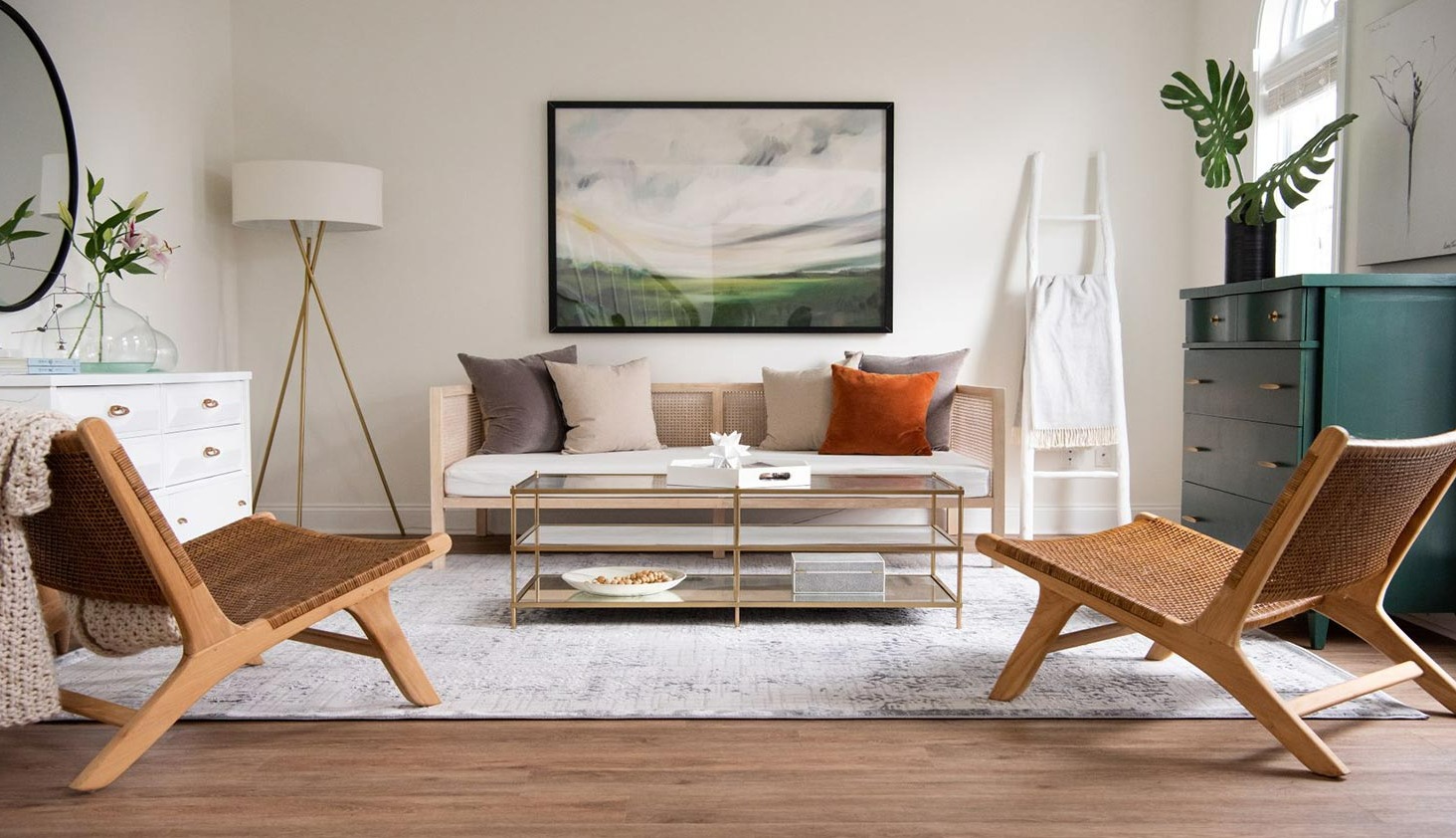 چیدمان فرش در پذیرایی