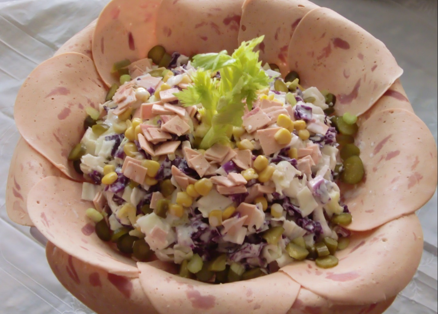 تهیه سالاد فرانسوی