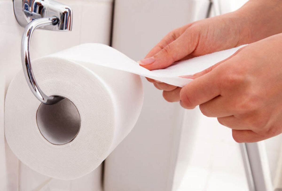 دستمال توالت - درمان خانگی عفونت ادراری