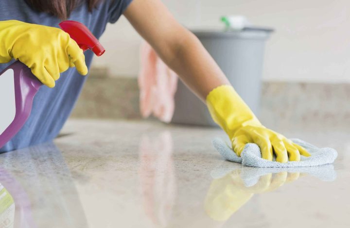 مواد شوینده - تمیز کردن سنگ کف خانه