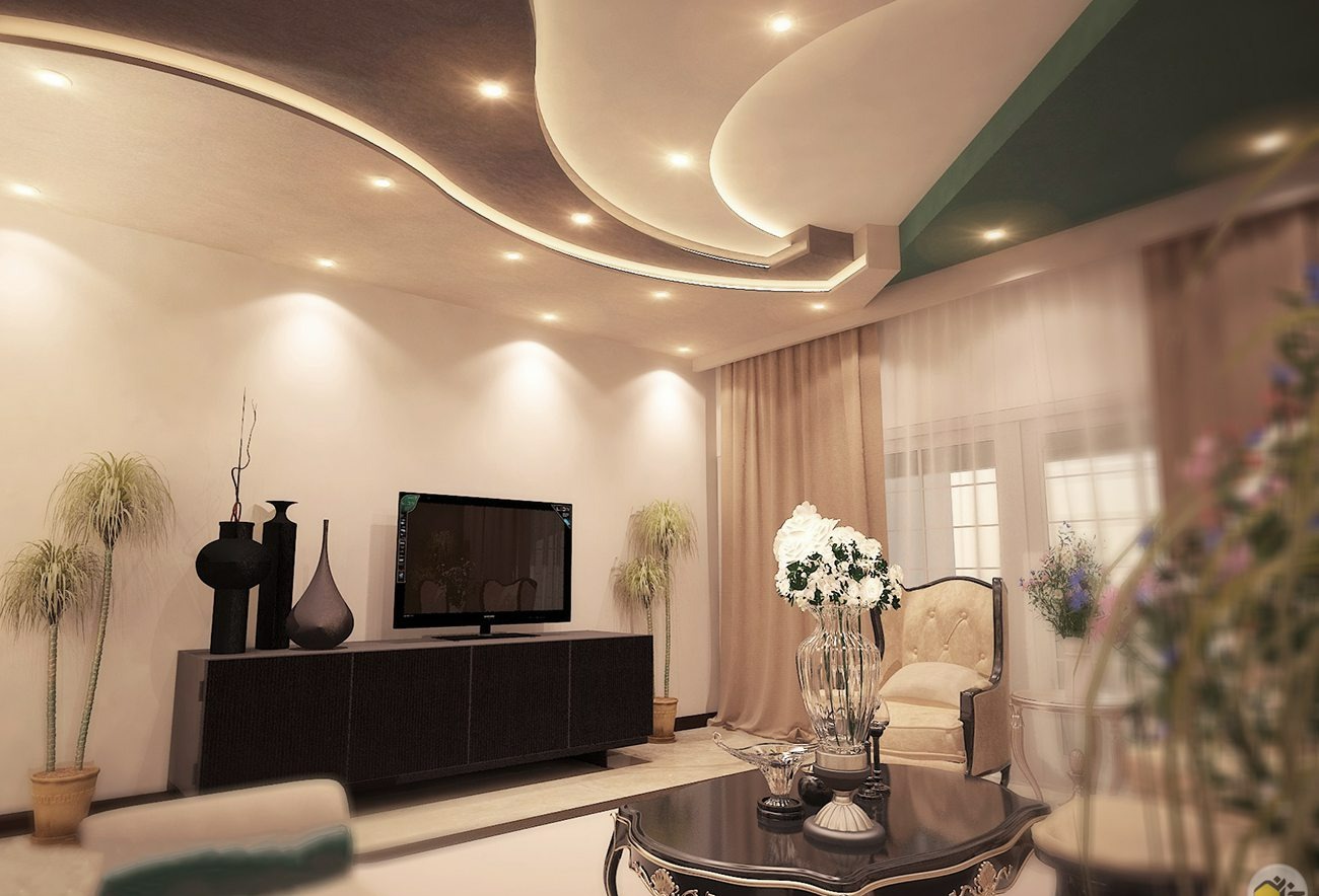 طراحی سقف پذیرایی