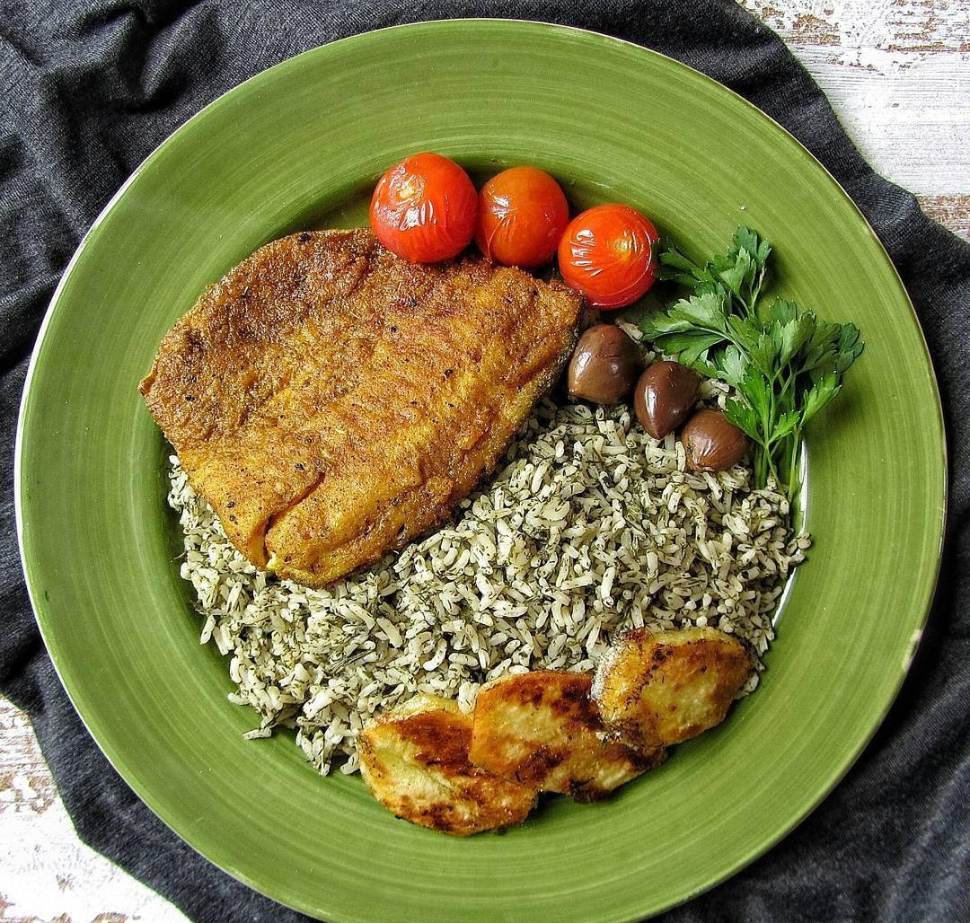 ماهی خوشمزه - سبزی پلو با ماهی چهارشنبه سوری