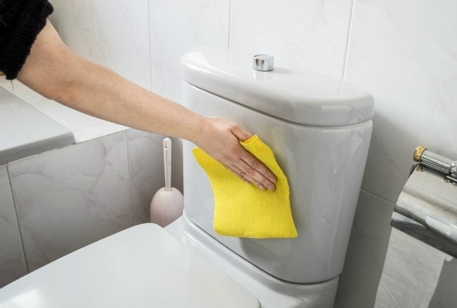 روش شستن توالت فرنگی