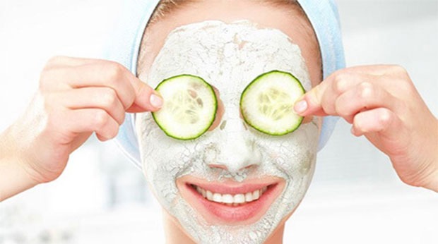 ماسک خیار - مراقبت از پوست در خانه تکانی