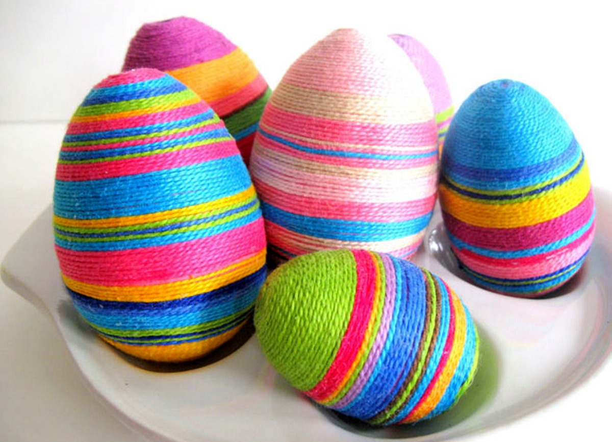 کاموا پیچ - رنگ کردن تخم مرغ هفت سین