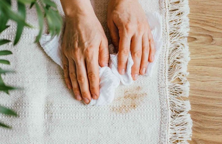 لکه گیری - روش صحیح شامپو فرش کشیدن