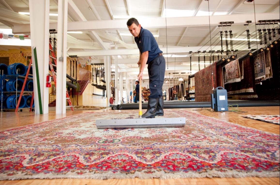 شستن فرش - روش صحیح شامپو فرش کشیدن