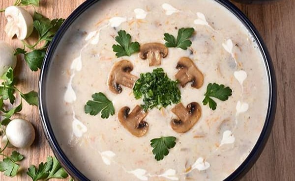 سوپ قارچ - سوپ برای افطار