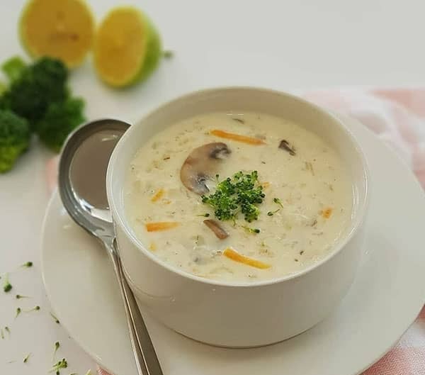 سوپ سفید مرغ - سوپ برای افطار