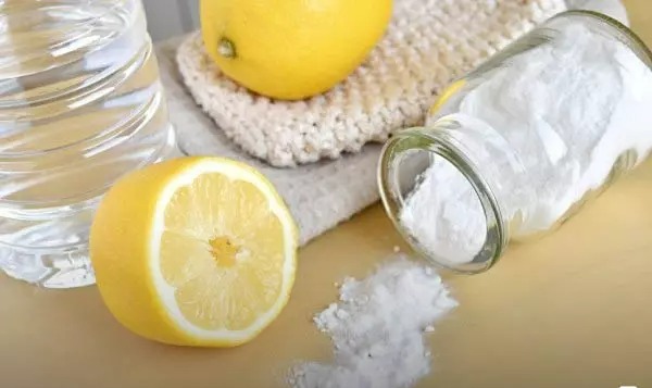 جوش شیرین و لیمو - از بین بردن زردی وسایل برقی