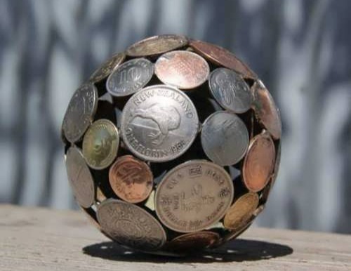 سکه توپی - تزیین سفره هفت سین