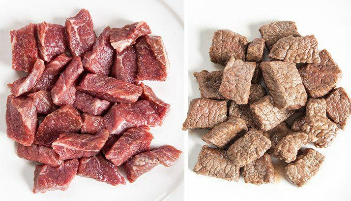 نگهداری گوشت و مرغ پخته در فریزر - تغییر رنگ گوشت