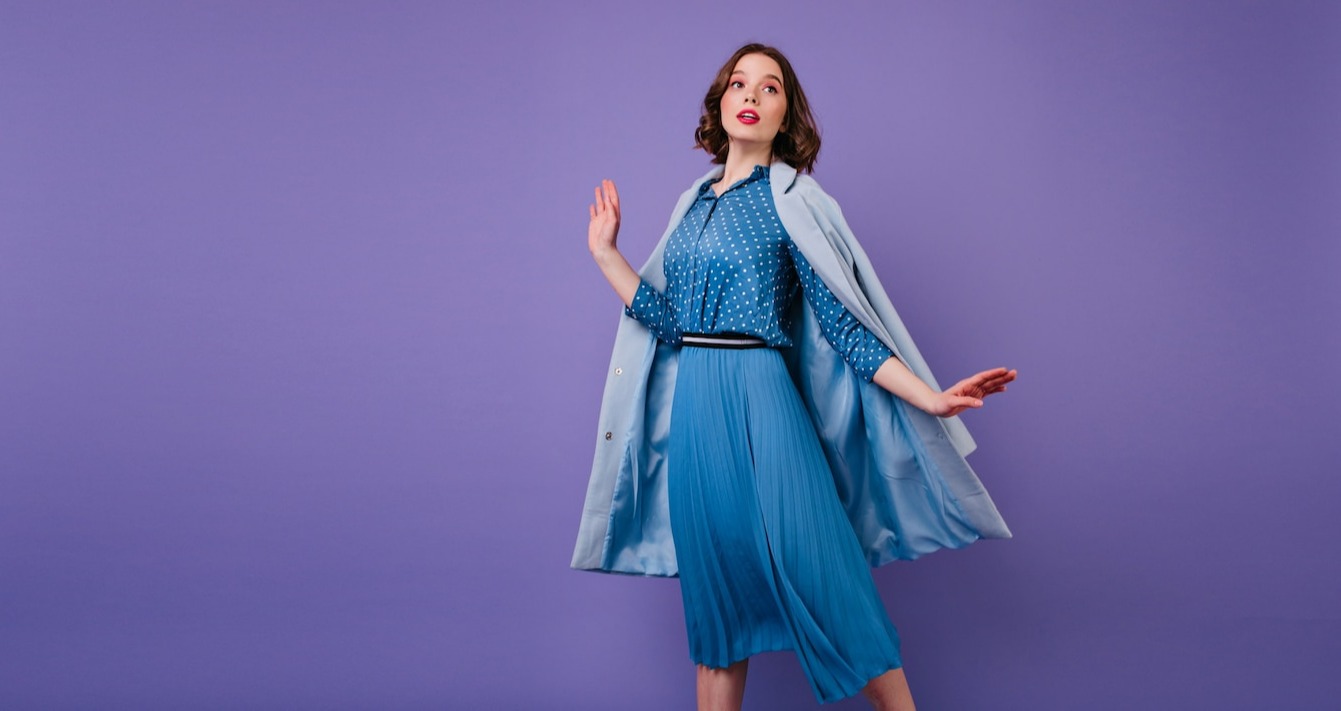 دامن با مانتو - ست کردن لباس با دامن بلند