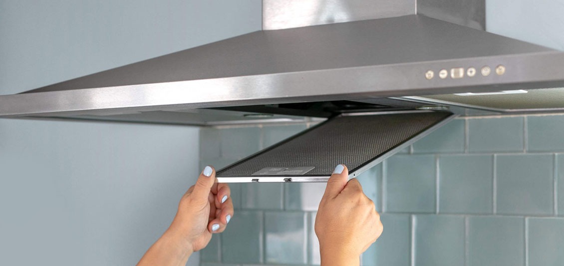 نحوه تعویض فیلتر هود - تعویض فیلتر هود