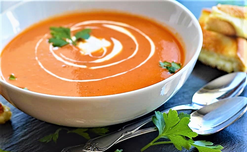 سوپ گوجه فرنگی - غذای نونی کم هزینه