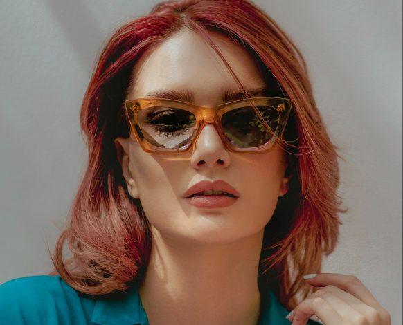 مدل عینک آفتابی دخترانه اسپرت - عینک کائوچو