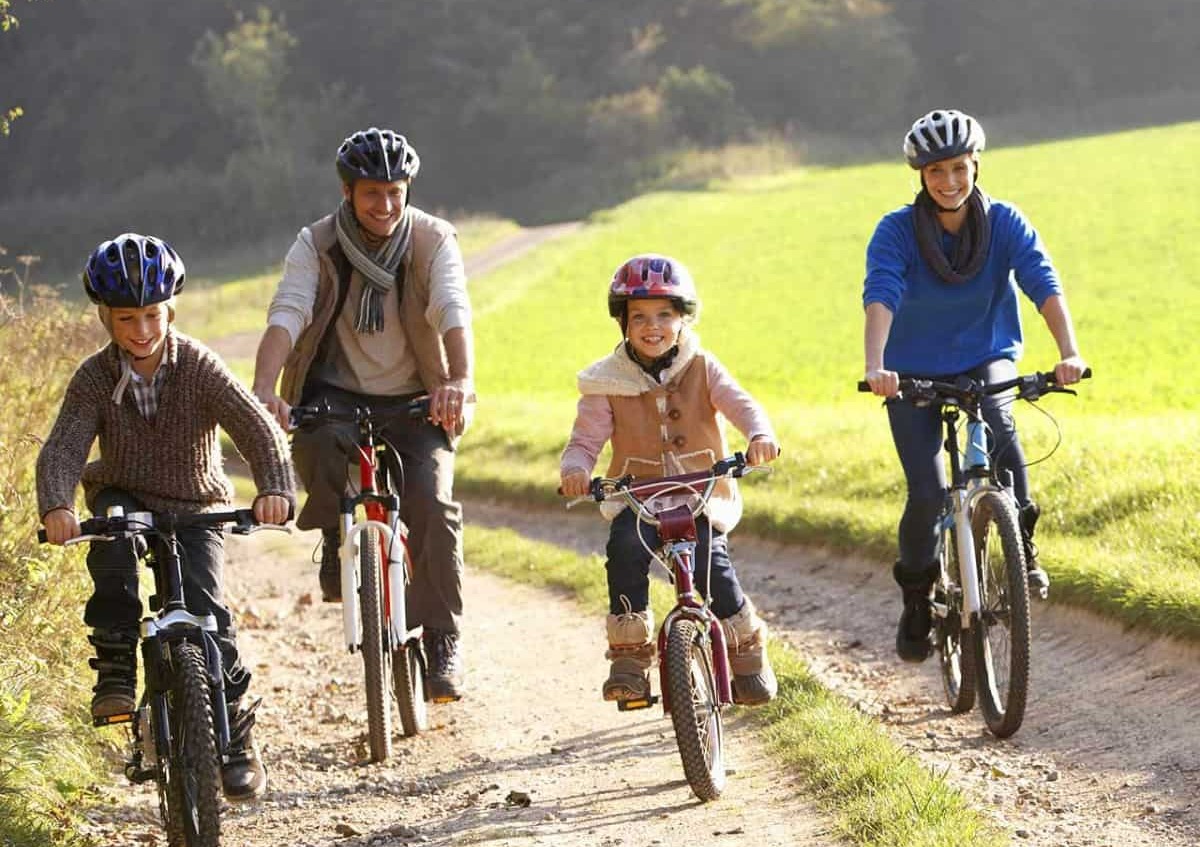 دوچرخه سواری خانوادگی - لاغری با دوچرخه سواری