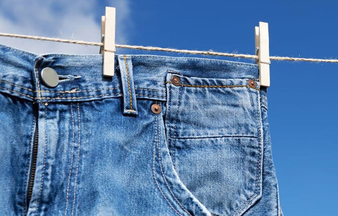 نحوه شستن شلوار جین - خشک کردن شلوار