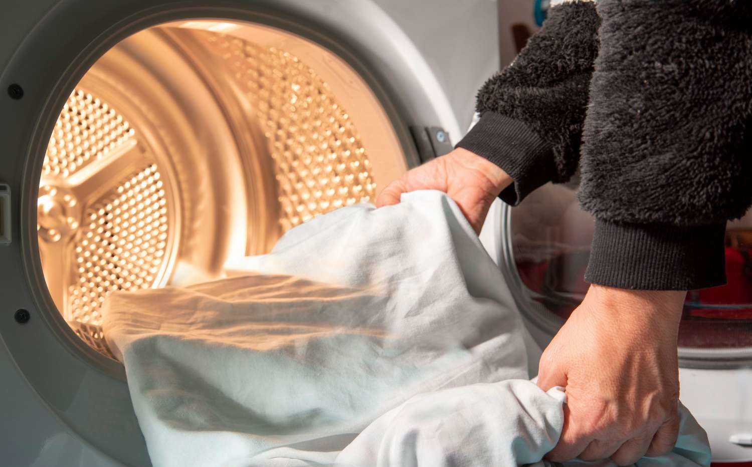 شستن پرده حریر در لباسشویی