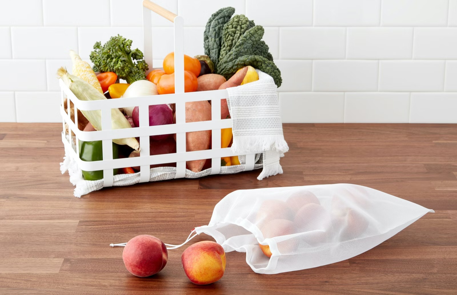 نگهداری میوه در کیسه پارچه ای - نگهداری میوه و سبزی در یخچال