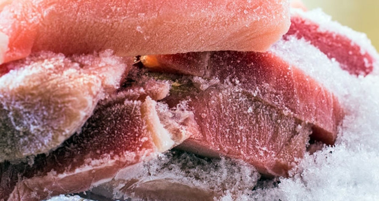 گوشت یخی - یخ زدایی سریع گوشت