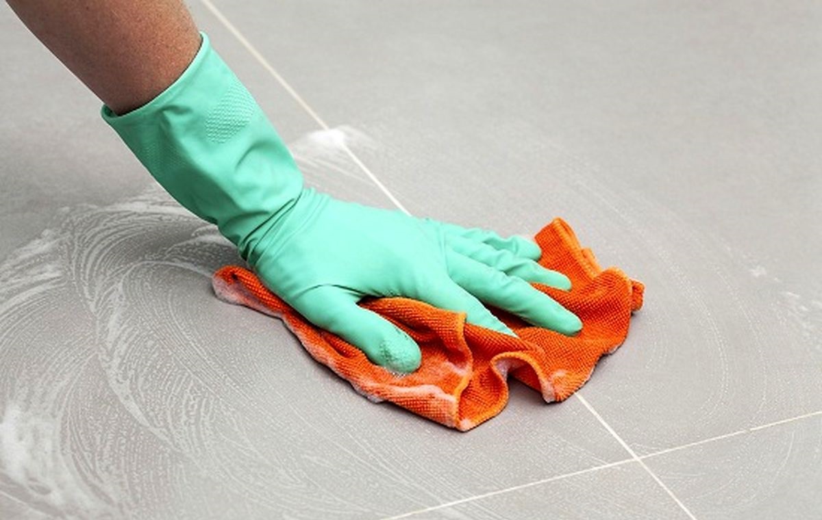 تمیز کردن درز کاشی