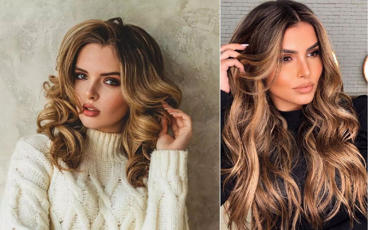 رنگ موی پاییزی