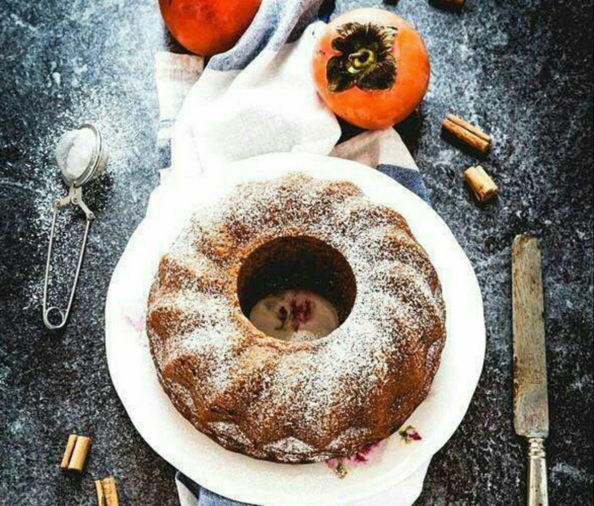 کیک خرمالو رژیمی