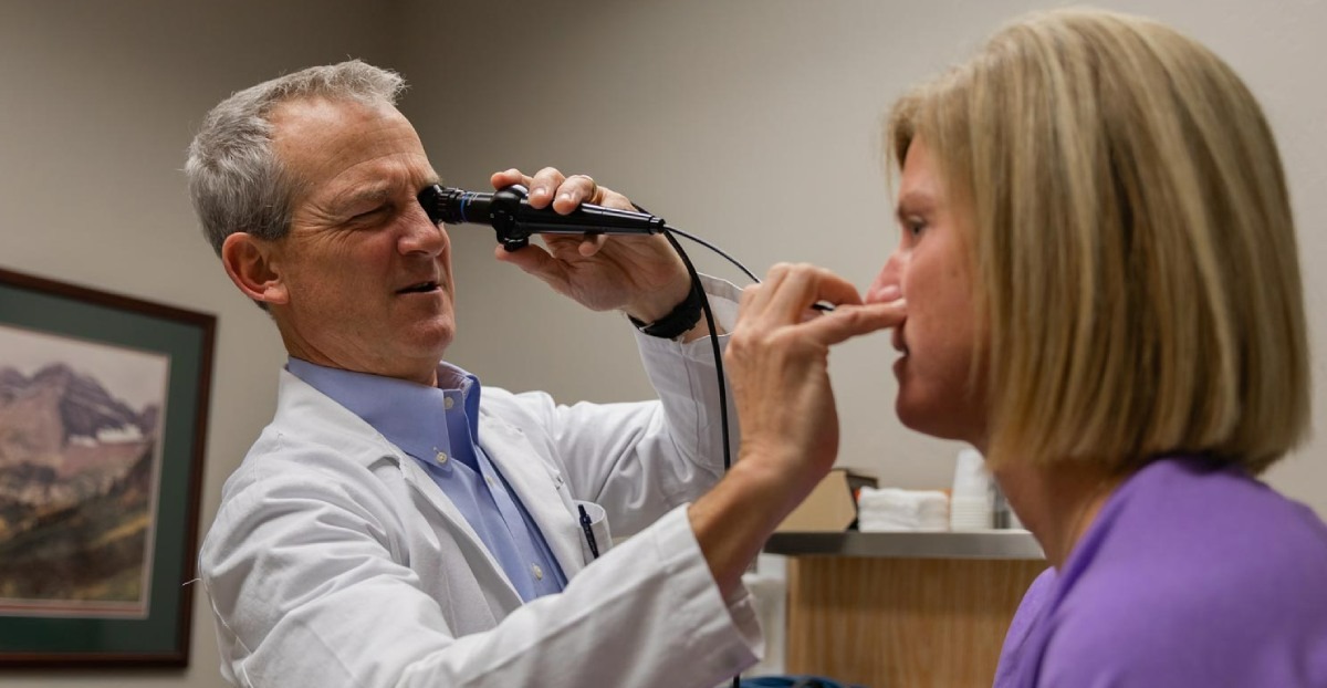 معاینه بینی - درمان سریع گرفتگی بینی