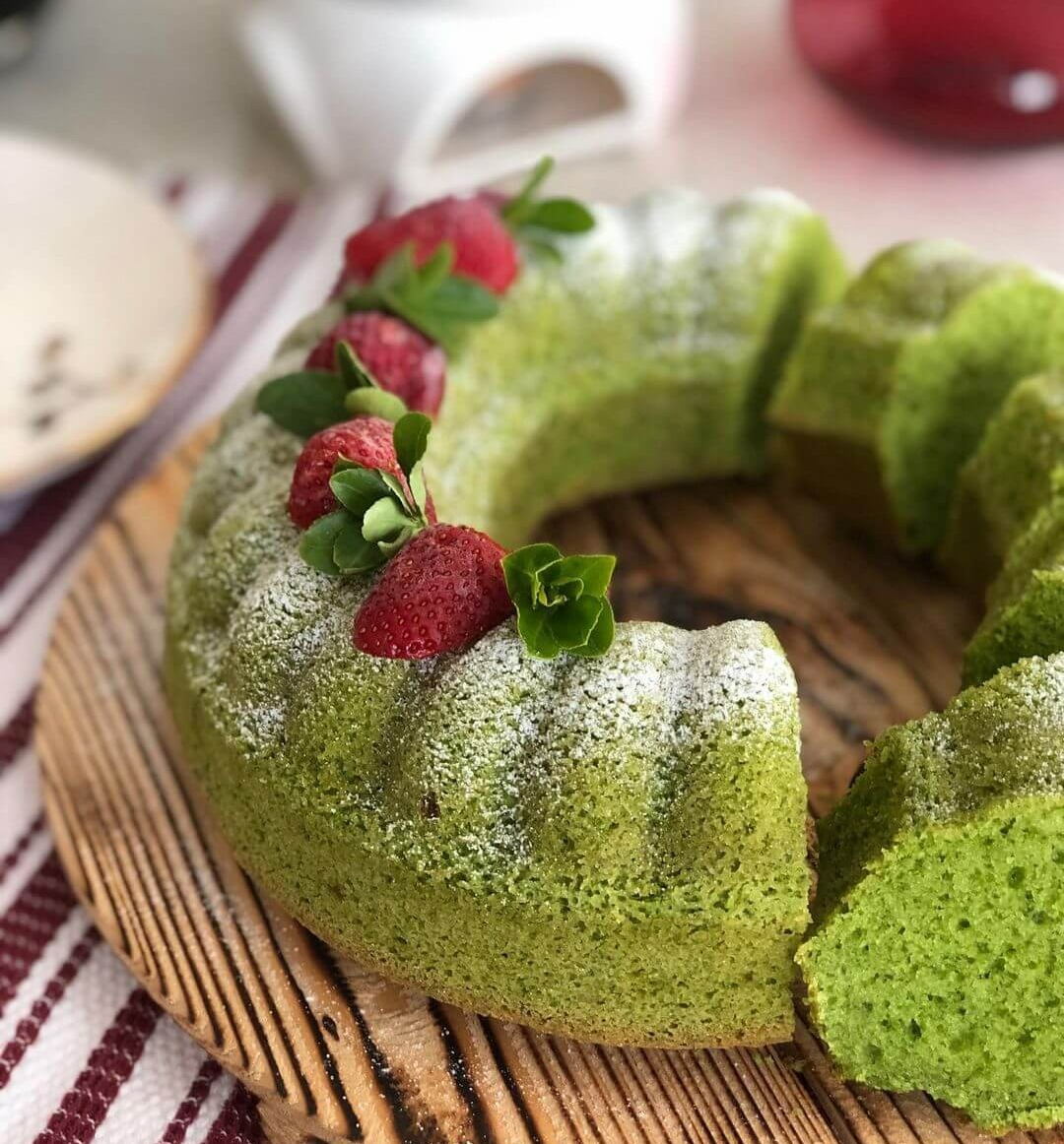 طرز تهیه کیک اسفناج