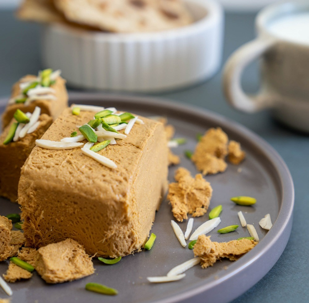 طرز تهیه حلوا شکری خانگی