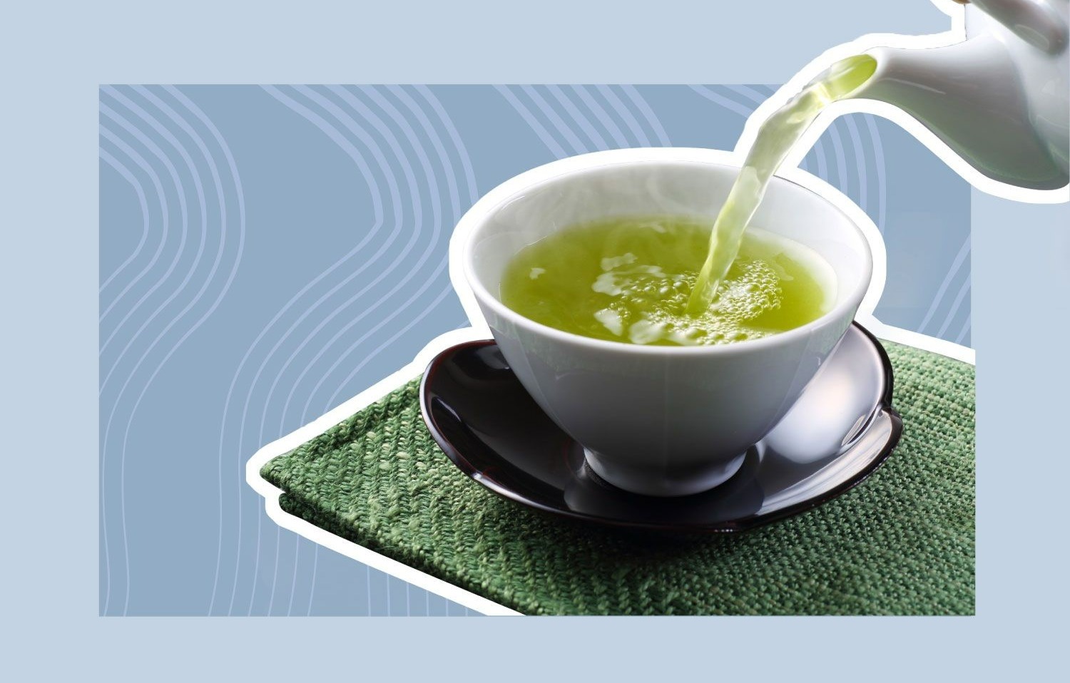 خواص چای سبز برای لاغری شکم