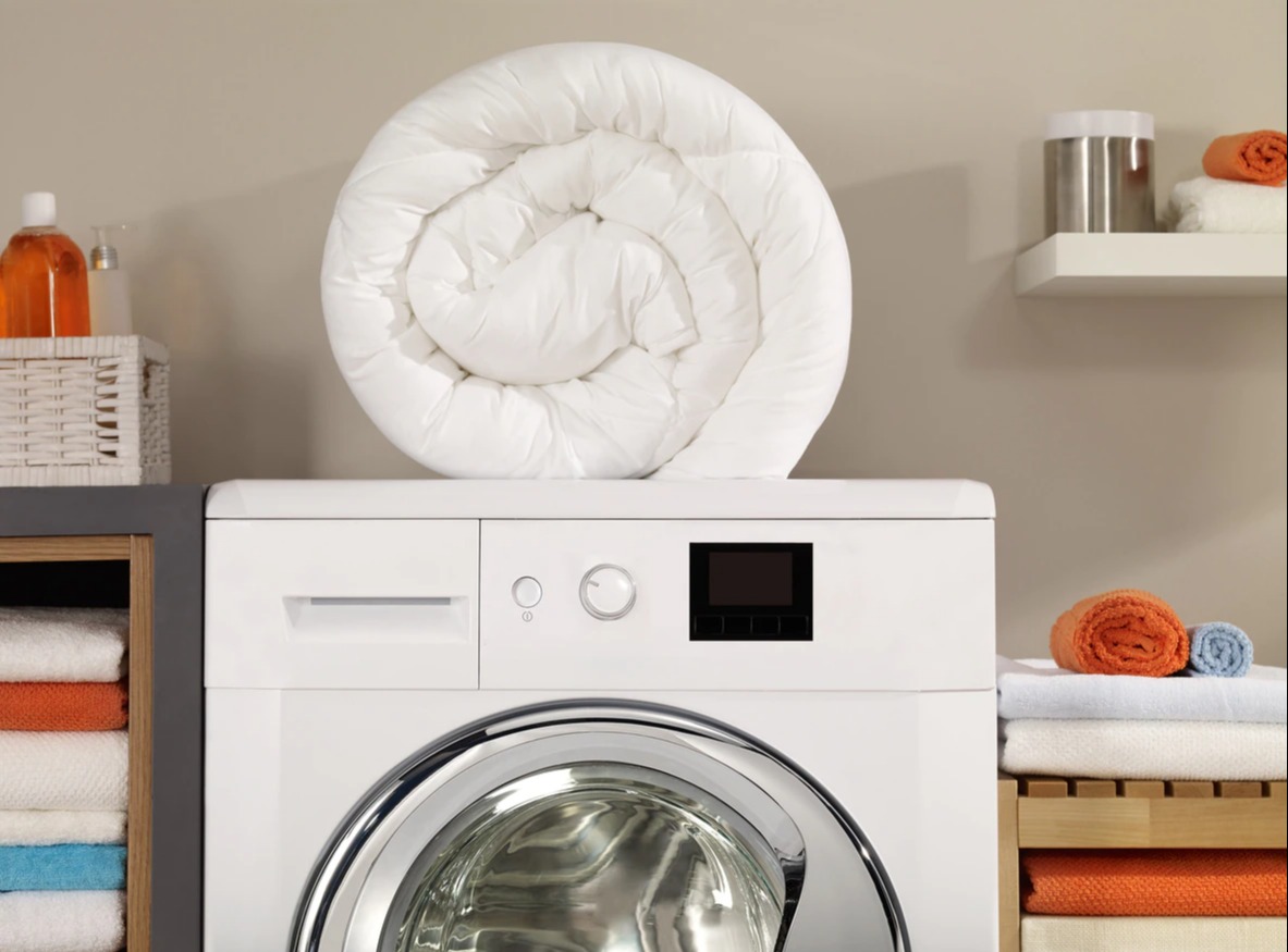 شستن لحاف روتختی در لباسشویی