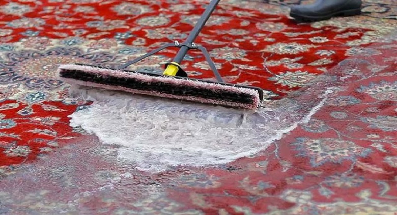 رنگ دادن فرش بعد از شستشو