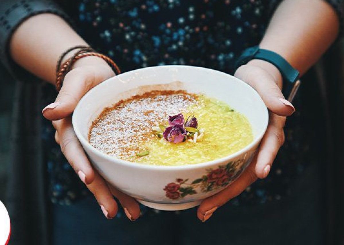 آب انداختن شله زرد