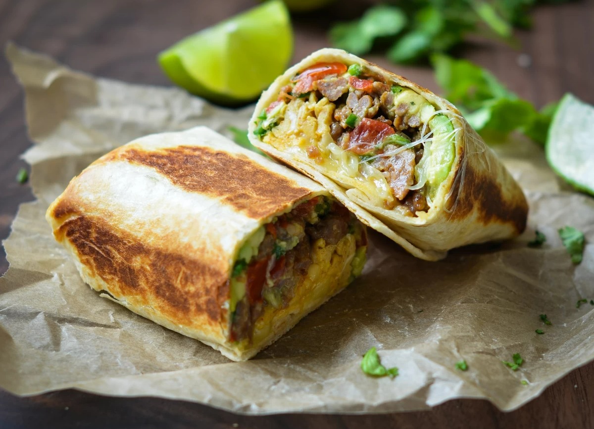 طرز تهیه بوریتوی مرغ