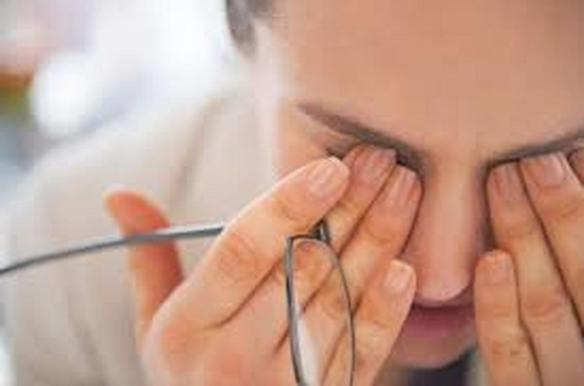 سینوزیت - درد پشت چشم