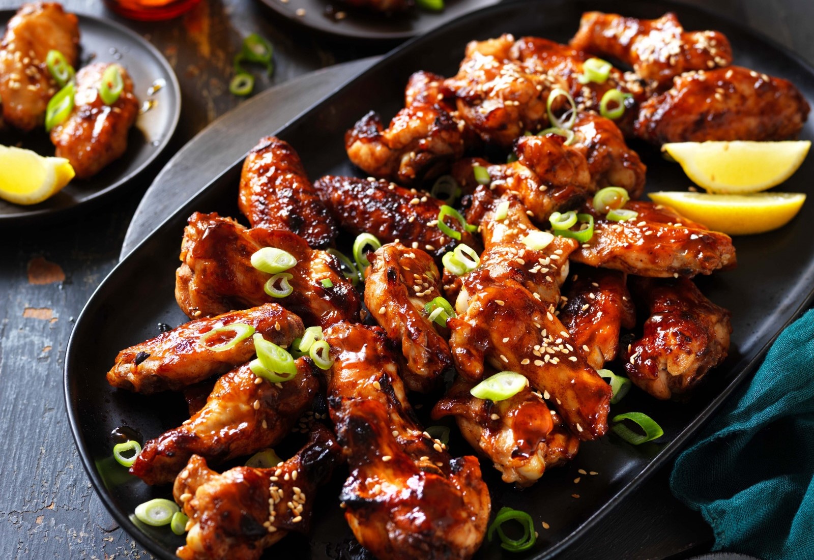 طعم دار کردن بال مرغ