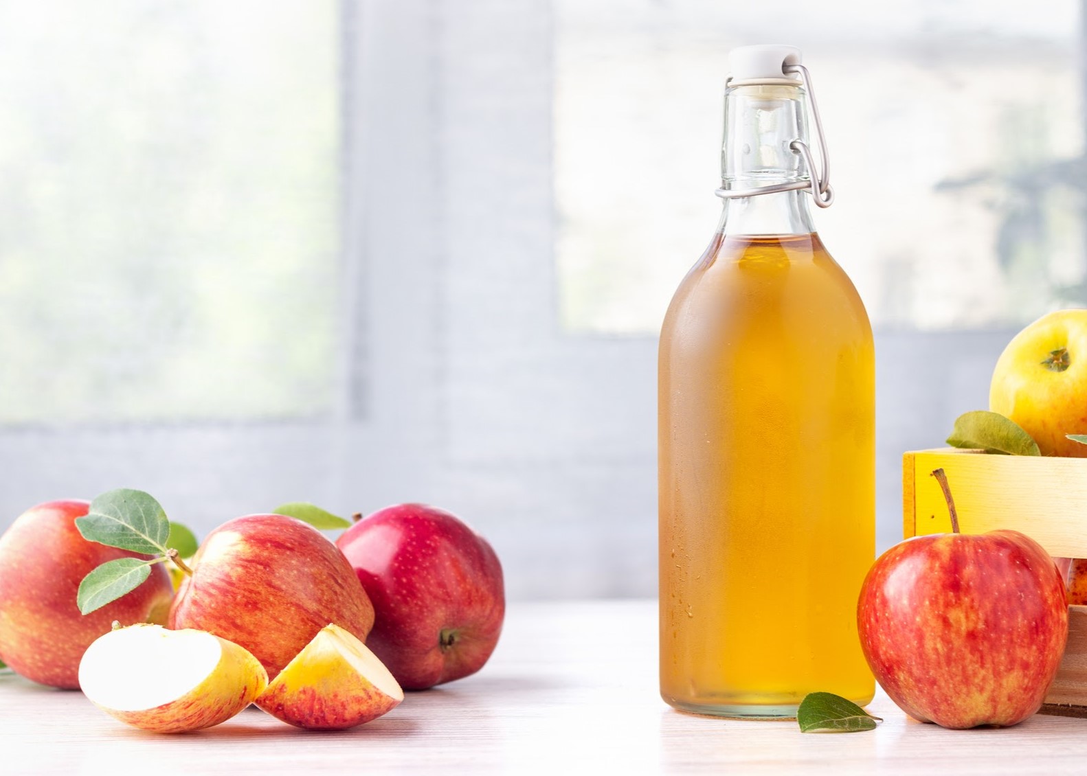 درمان واریس پا با سرکه سیب